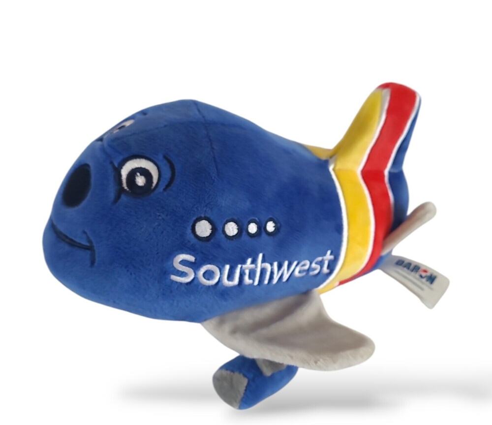 Daron Southwest Airlines Plush Airplane Plush Toy Collectible
